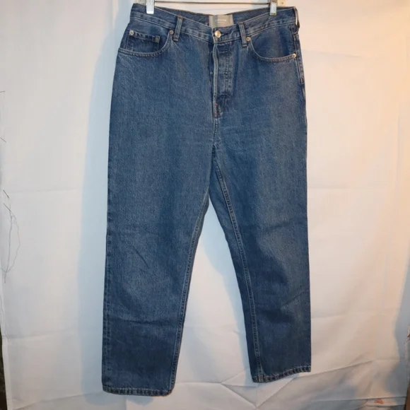Everlane The Original Cheeky Jeans Cropped Size 29 X 27 Vintage Wash - Picture 3 of 10